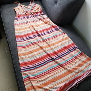 Mossimo Supply Co. Multicolor striped maxi